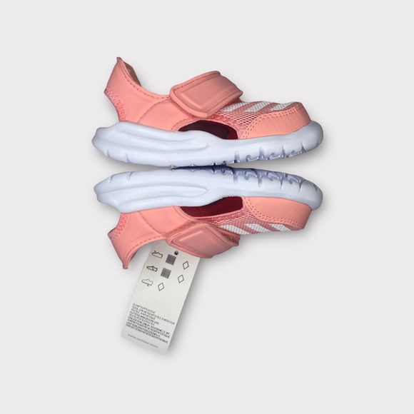 Adidas Forta Swim I Salmon Pink & White Sandals - Picture 4 of 6